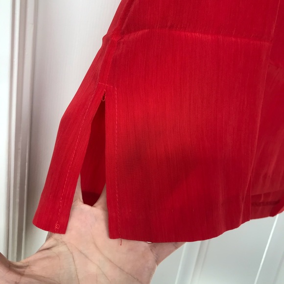 S.G. Sport Collection Red Sleeveless Blouse XL - Picture 4 of 7